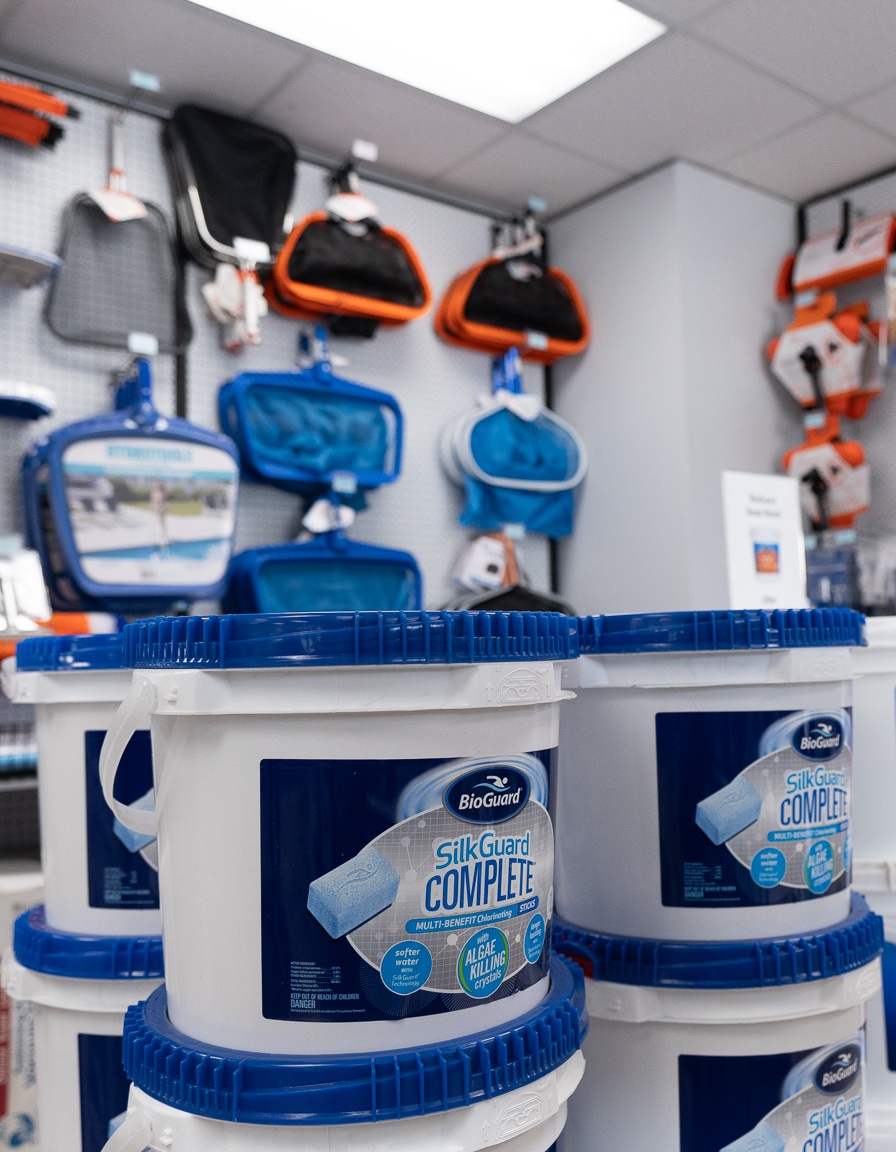 Maintain Clean, Clear Water with Premium Pool Chemicals from Pools Plus